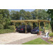  Karibu | Dubbele Carport Eco 1 | Variant A 200263-01